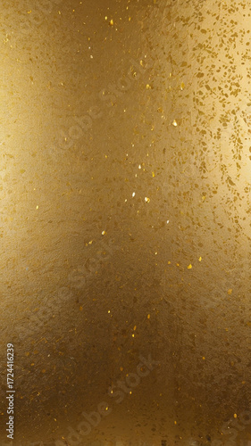Gold wallpaper with yellow glitter gold foil.
