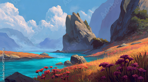 Ilustration wallpaper environment