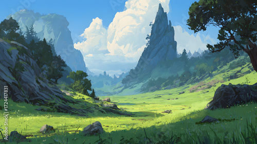 Ilustration wallpaper environment