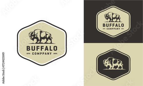 Vintage Buffalo Logo
