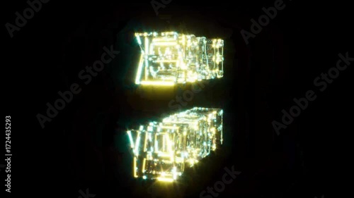 glow glass black friday on black bg rotate endless