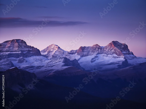 Wallpaper Mural sunrise in the mountains. mountain, snow, landscape, mountains, sky, winter, nature, alps, peak, travel, himalaya, panorama, sunset, hill, view, clouds, sun, peaks, high, top, scenery, sunrise, summit Torontodigital.ca