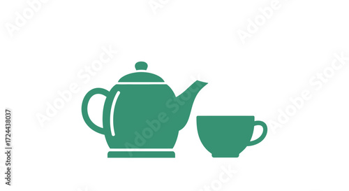 teapot and cup