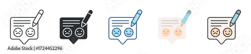 Feedback Icon Set Multiple Style Collection