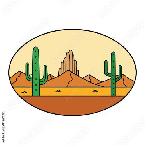 A vast Mexico hot sand desert with golden dunes and striking orange mountains glowing under the sun, creating a dramatic and breathtaking natural landscape.
