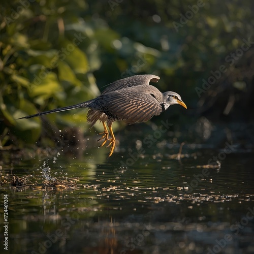 bird in fly