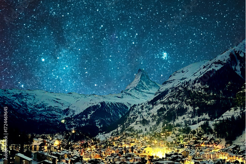 milky way in the mountains, stars, milky galaxy in the mountains. the milky way in the mountains, stars and milky way in the background