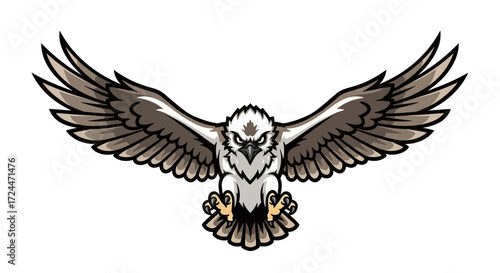 eagle with wings