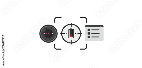 Digital technology optimization with low battery warning for efficient task management and settings configuration suitable for productivity and tech blogs.