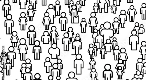 diverse people group of diverse people together representing community teamwork and diversity in society perfect for social media banners and web design