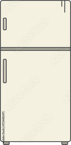 Refrigerator for food and ice