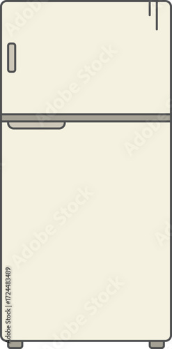 fridge vector illustration