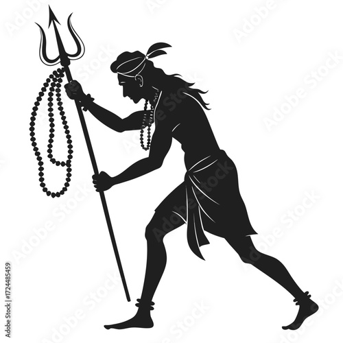 vector illustration of a warrior