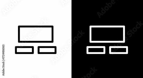 Minimalist Interface Icons: Clean-lined and versatile interface icons showcase a simplified user experience for intuitive digital interaction. Designed for usability.