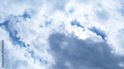 曇り空　タイムラプス