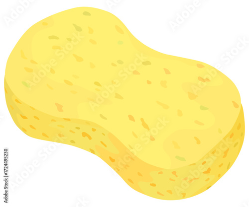ひょうたん型のスポンジのイラスト ベクター素材