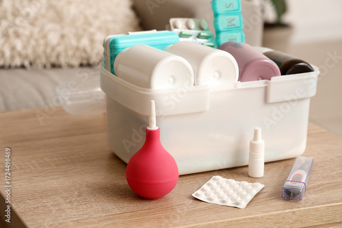 First aid kit with medical ...