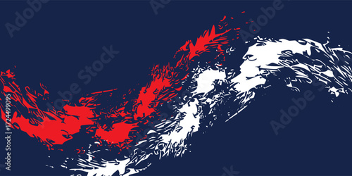 Sports background design with abstract templates. Of sports players in various activities. Football, basketball, baseball, tennis, rugby, cycling, red art, Eps 10.