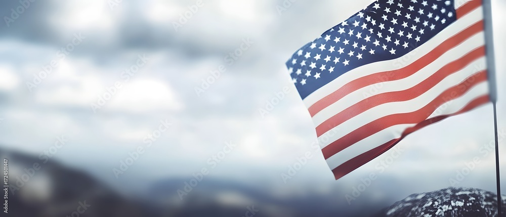 Obraz premium American flag celebrations.
