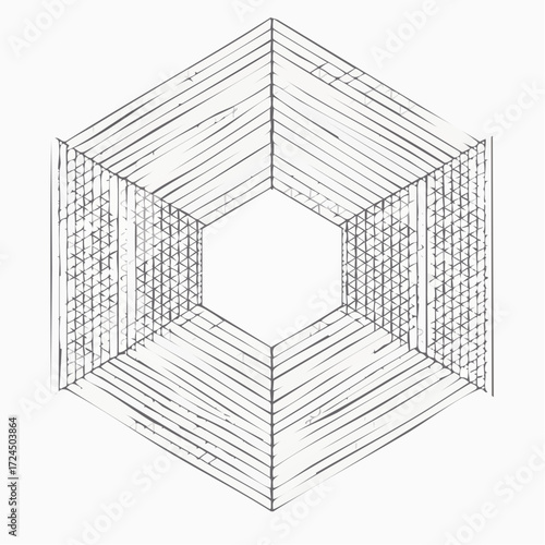 Seamless pattern geometric. black and white background.
1