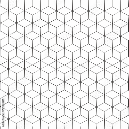 Seamless pattern geometric. black and white background.
2