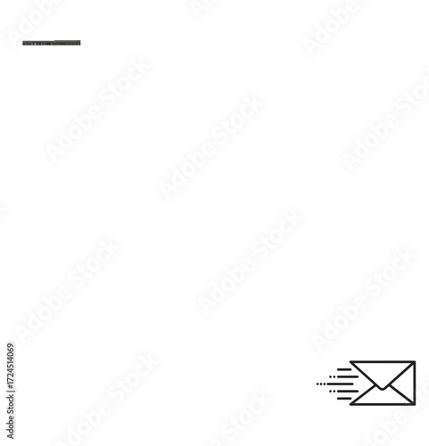 Fast Chat Message Icon Vector. Digital Conversation Bubble with Dots Illustration
