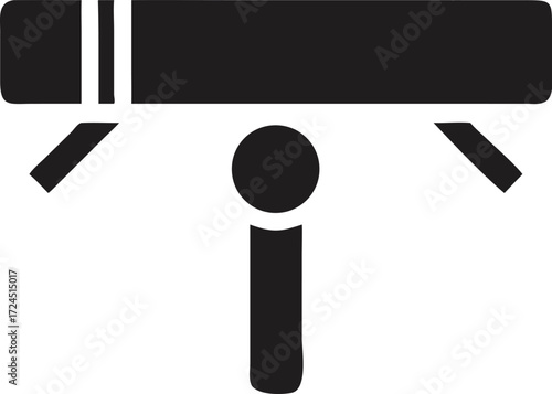 tripod, photography, studio, equipment, icon, symbol, black and white, minimalist, silhouette, graphic, vector, design, illustration, camera, photo, videography, professional, support, stand, device, 