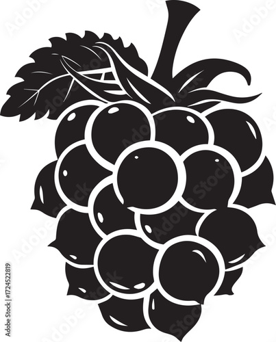 Blackberry icon clean simple silhouette