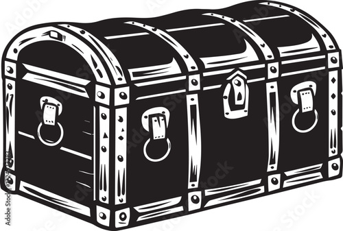 Storage Trunk Furniture icon clean simple
