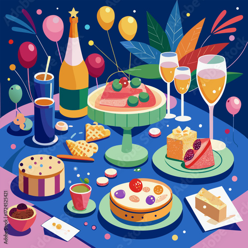 birthday party background