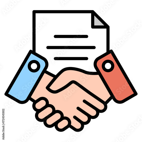 Procurement lineal color icon