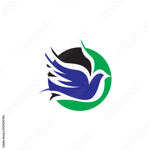 Dove Logo vector template