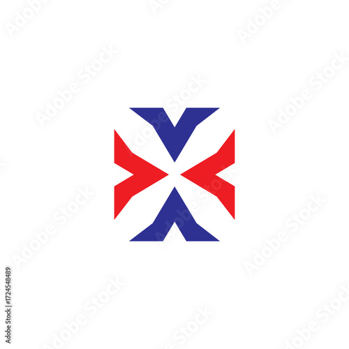 X Abstract logo vector template