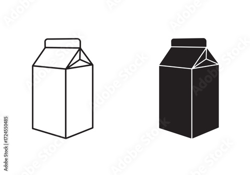 Milk Box Icon