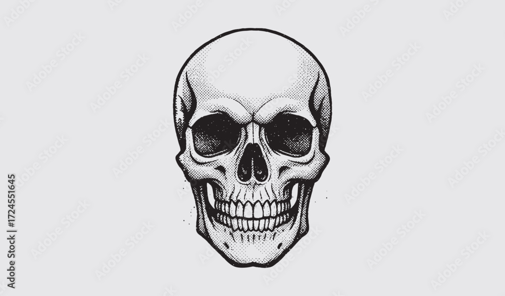 Fototapeta premium skull head.eps