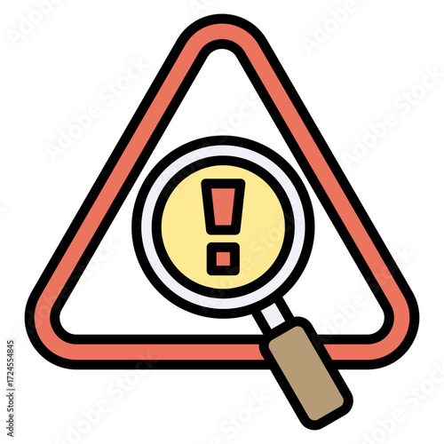 Identification lineal color icon