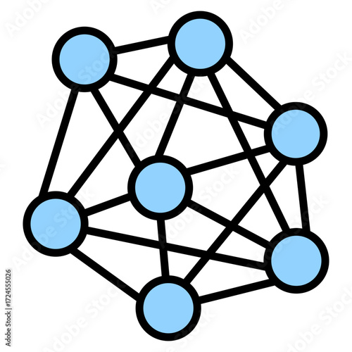 Complexity lineal color icon