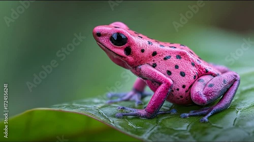 Pink poison dart frog