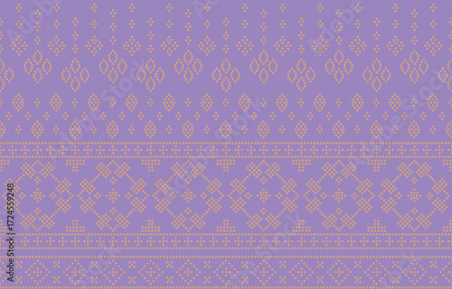 Ethnic Pattern. Ethnic India Bhandhani seamless pattern for embroidery, textile decoration and tile design.