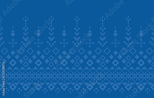 Ethnic Pattern. Ethnic India Bhandhani seamless pattern for embroidery, textile decoration and tile design.