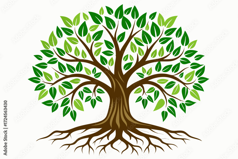 Fototapeta premium green tree vector