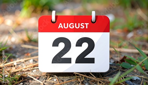 Calendar August 22nd in nature