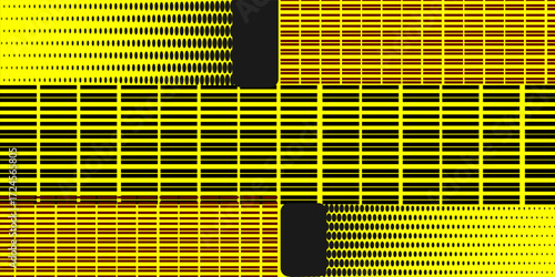Set of dashed lines. Vector design elements