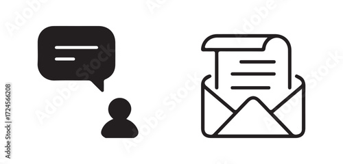 Rapid Communication Dialogue Icon for Social Media Platforms