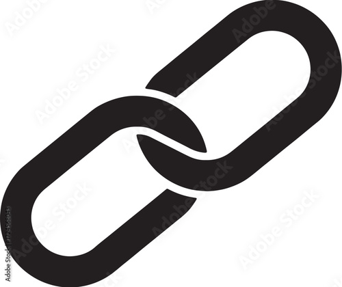 link icon vector with simple design. chain icon