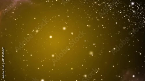 Yellow cosmic stars explosion background