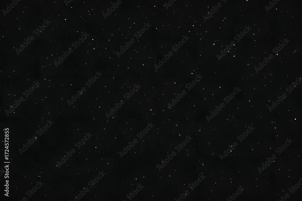Fototapeta premium Elegant dark starry sky with subtle glowing stars, abstract cosmic background perfect for space, galaxy, and dreamy creative designs.