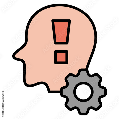 Awareness lineal color icon
