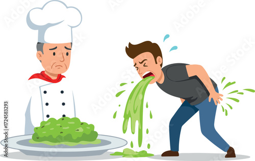Chefs Disastrous Dish Causes Vomiting and Disgust.