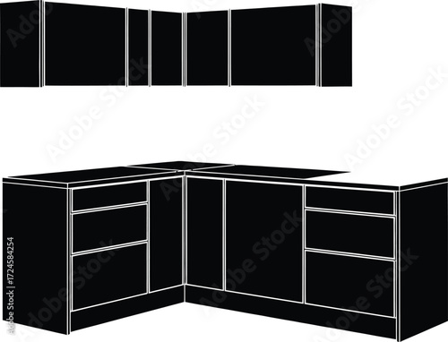 Modern Kitchen Cabinetry, Minimalist Style, Interior Design
